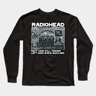 The Bends Computer In Rainbows Pablo A Moon-Radio Pool Amnesic Long Sleeve T-Shirt